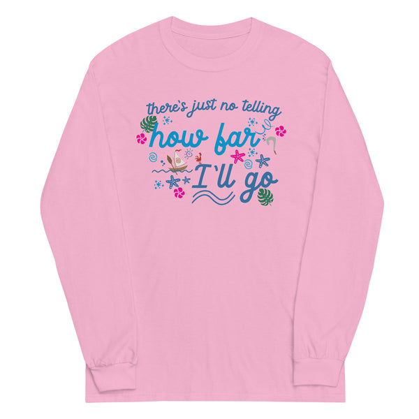 Moana Song Lyrics Long Sleeve How Far I'll Go Shirt Disney Vacation Long sleeve