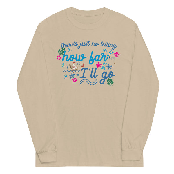 Moana Song Lyrics Long Sleeve How Far I'll Go Shirt Disney Vacation Long sleeve