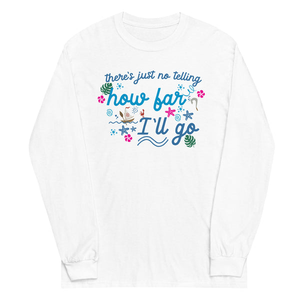 Moana Song Lyrics Long Sleeve How Far I'll Go Shirt Disney Vacation Long sleeve