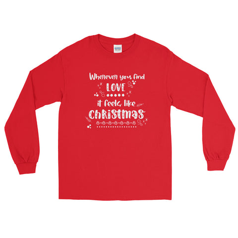 Muppets Christmas Carol Long Sleeve T-shirt -READY TO SHIP-Red-SMALL