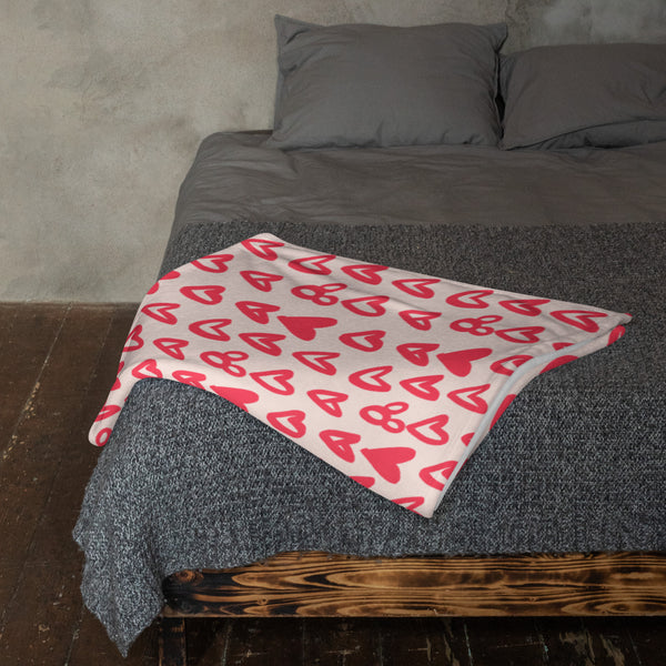 Hearts and Mickeys Blanket for Valentine's Day, Sweetest Day, Disney Gift, Disney Throw Blanket
