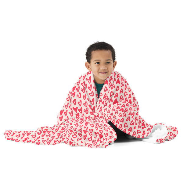 Hearts and Mickeys Blanket for Valentine's Day, Sweetest Day, Disney Gift, Disney Throw Blanket