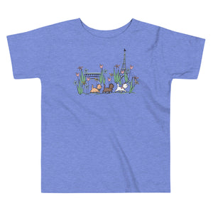The Aristocats Toddler Shirt Paris in the Springtime Disney Shirt Flower and Garden Epcot France Toddler Shirt