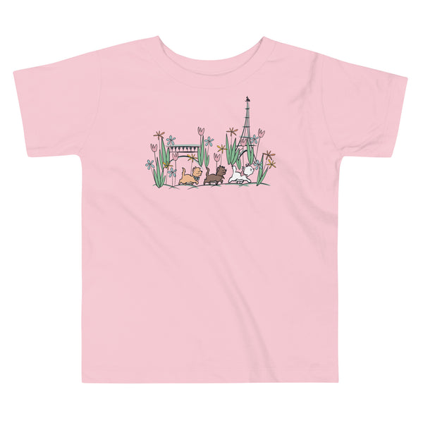 The Aristocats Toddler Shirt Paris in the Springtime Disney Shirt Flower and Garden Epcot France Toddler Shirt