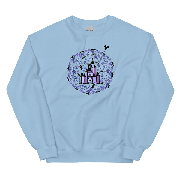 Disney Halloween Castle Sweatshirt Halloween Shirt for Disney Mickey Halloween Unisex Sweatshirt