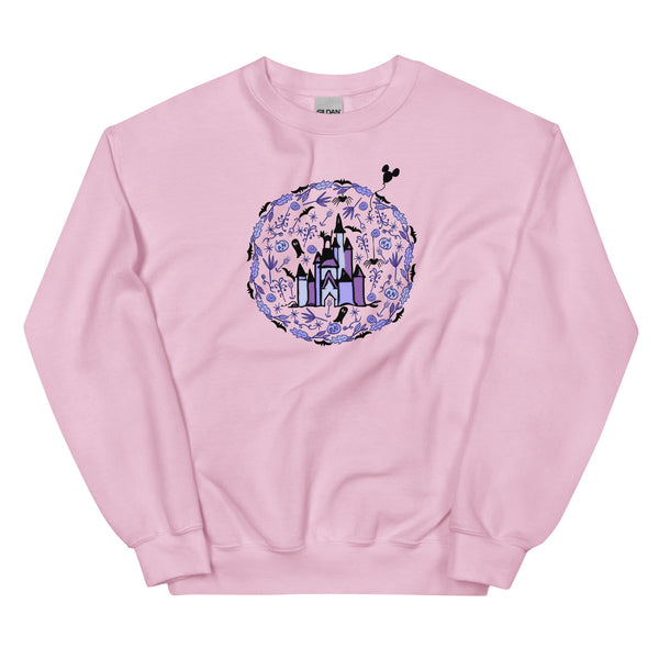 Disney Halloween Castle Sweatshirt Halloween Shirt for Disney Mickey Halloween Unisex Sweatshirt