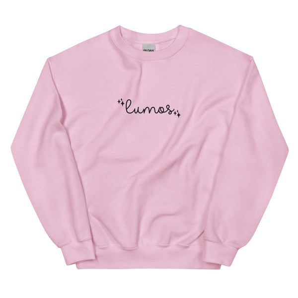 Lumos Light Magic EMBROIDERED Wizard Sweater Unisex Sweatshirt