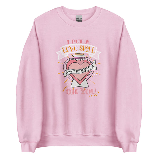Love Potion Love Spell Sweatshirt I Put a Spell on You Valentine's Day Sweatshirt