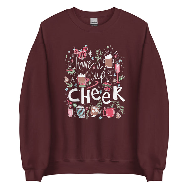 Epcot Christmas Sweatshirt Festival of Holidays Shirt Have a Cup of Cheer Disney Christmas Sweatshirt