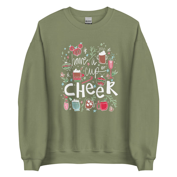 Epcot Christmas Sweatshirt Festival of Holidays Shirt Have a Cup of Cheer Disney Christmas Sweatshirt