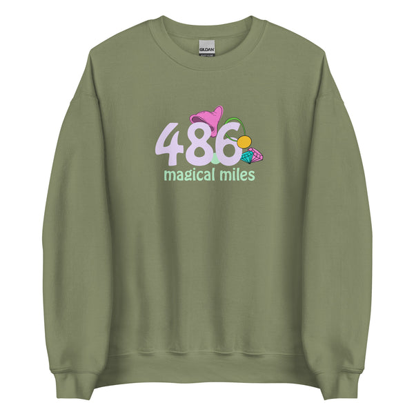 Dopey runDisney 48.6 magical miles Disney running sweater Unisex Sweatshirt