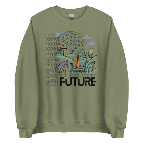 Spaceship Earth Sweatshirt Disney Shirt Welcome to Your Future EPCOT Ride Unisex Sweatshirt