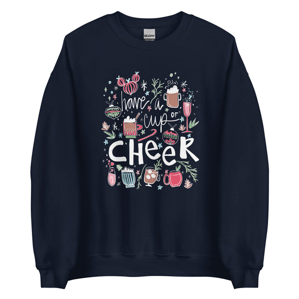 Epcot Christmas Sweatshirt Festival of Holidays Shirt Have a Cup of Cheer Disney Christmas Sweatshirt