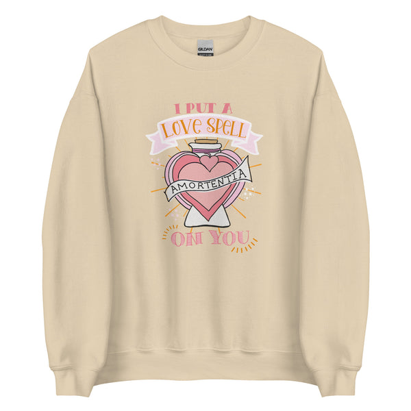 Love Potion Love Spell Sweatshirt I Put a Spell on You Valentine's Day Sweatshirt