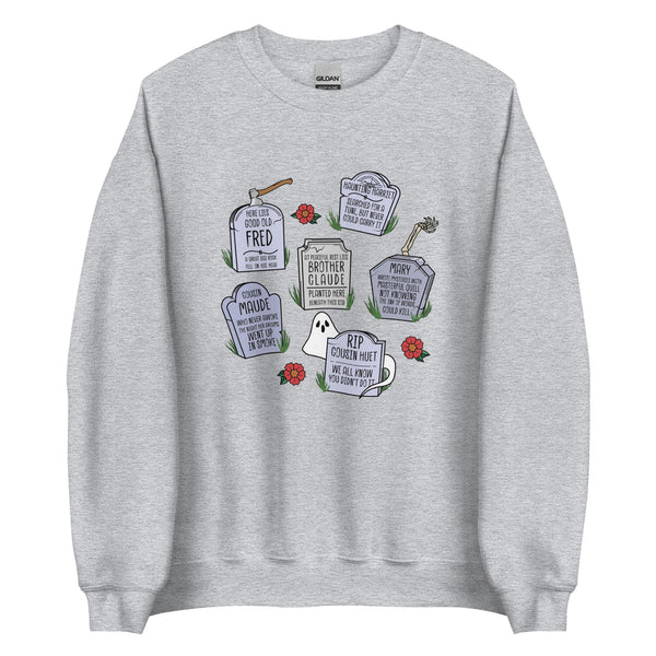 Muppets Haunted Mansion Rest in Peace Tombstones Halloween Spooky Disney Sweater Unisex Sweatshirt