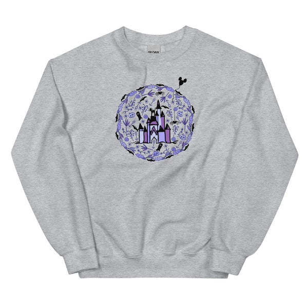 Disney Halloween Castle Sweatshirt Halloween Shirt for Disney Mickey Halloween Unisex Sweatshirt
