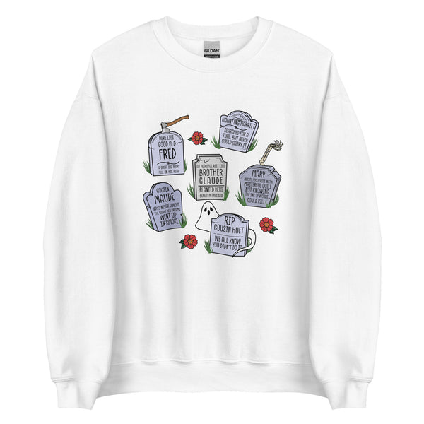 Muppets Haunted Mansion Rest in Peace Tombstones Halloween Spooky Disney Sweater Unisex Sweatshirt