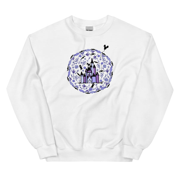 Disney Halloween Castle Sweatshirt Halloween Shirt for Disney Mickey Halloween Unisex Sweatshirt