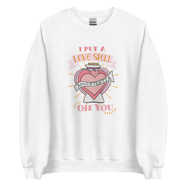 Love Potion Love Spell Sweatshirt I Put a Spell on You Valentine's Day Sweatshirt