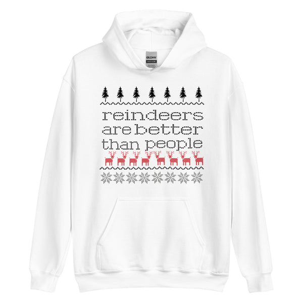 Disney Frozen Sven Hoodie Sweatshirt Disney Christmas Shirt Frozen Christmas Reindeer Are Better Than People Disney Unisex Hoodie