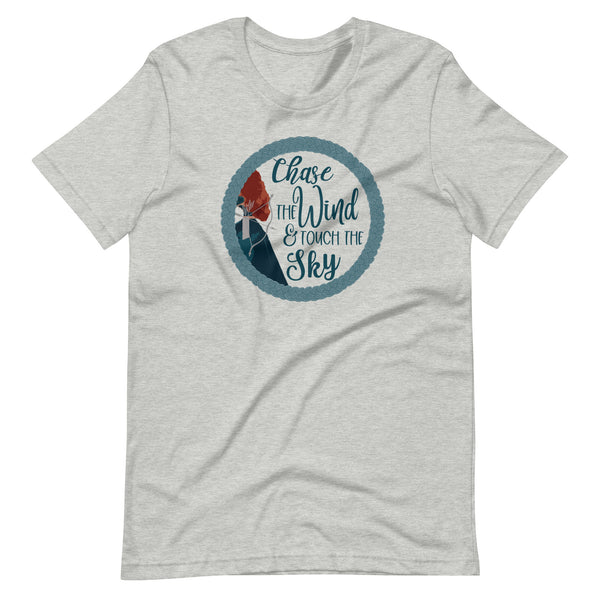 Brave Merida T-shirt Disney Princess Merida,Chase the Wind and Touch the Sky T-Shirt