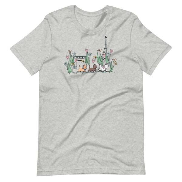 The Aristocats T-Shirt Paris in the Springtime Disney Shirt Flower and Garden Epcot France T-Shirt
