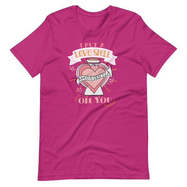 Love Potion Love Spell T-Shirt I Put a Spell on You Valentine's Day T-Shirt