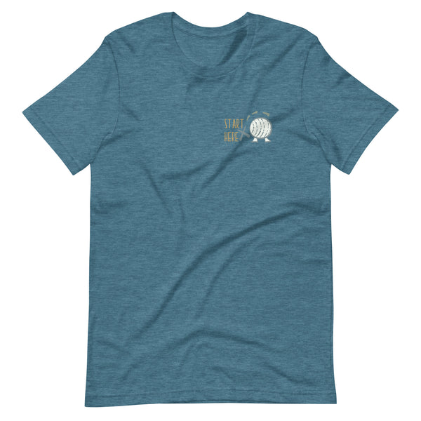 Epcot Drinking Around the World T-Shirt Start Here Epcot Food Disney Shirt 2-Sided Food and Wine Festival T-Shirt