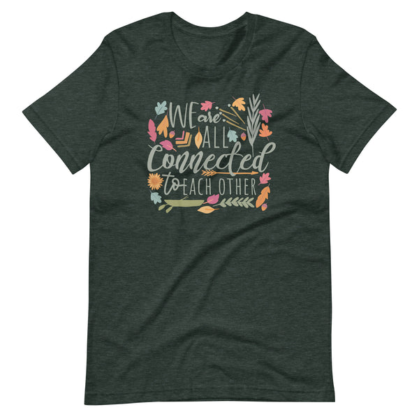 Pocahontas T-Shirt We are All Connected Disney Fall Shirt Disney Colors of the Wind T-Shirt