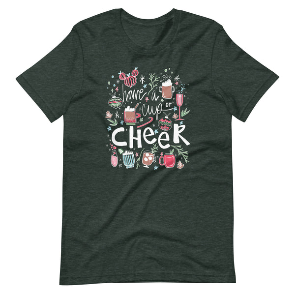 Epcot Christmas T-Shirt Festival of Holidays Shirt Have a Cup of Cheer Disney Christmas T-Shirt