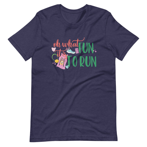 runDisney Oh what fun red and green 12ks of Christmas Virtual Running Disney Unisex t-shirt