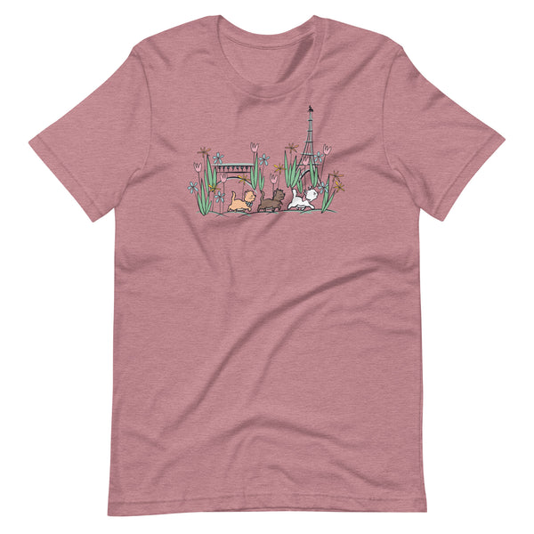 The Aristocats T-Shirt Paris in the Springtime Disney Shirt Flower and Garden Epcot France T-Shirt