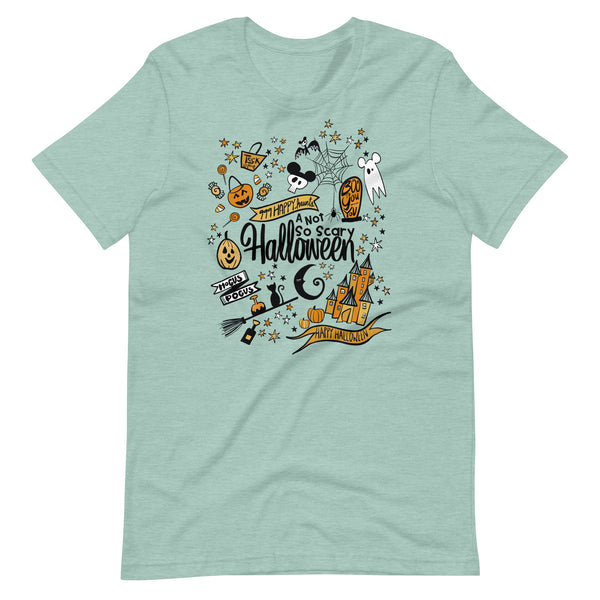 Disney Halloween Party T-Shirt Disney Shirt Not So Scary Halloween Magic Kingdom Party Unisex T-Shirt