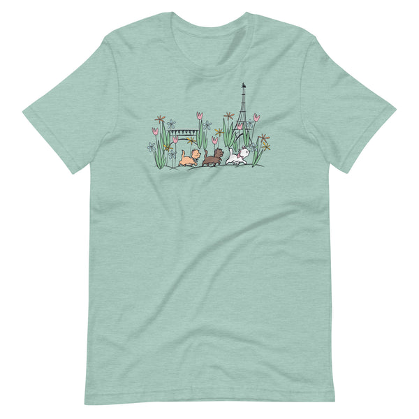 The Aristocats T-Shirt Paris in the Springtime Disney Shirt Flower and Garden Epcot France T-Shirt