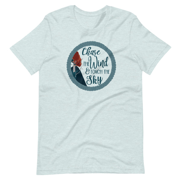 Brave Merida T-shirt Disney Princess Merida,Chase the Wind and Touch the Sky T-Shirt