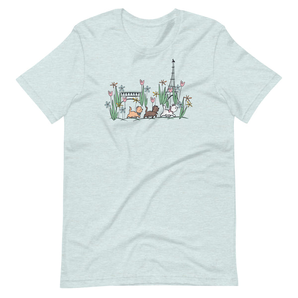 The Aristocats T-Shirt Paris in the Springtime Disney Shirt Flower and Garden Epcot France T-Shirt