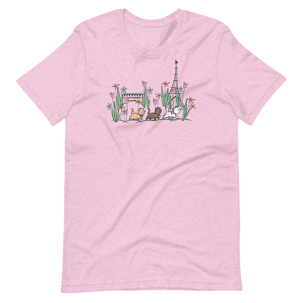 The Aristocats T-Shirt Paris in the Springtime Disney Shirt Flower and Garden Epcot France T-Shirt