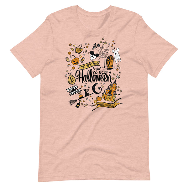 Disney Halloween Party T-Shirt Disney Shirt Not So Scary Halloween Magic Kingdom Party Unisex T-Shirt