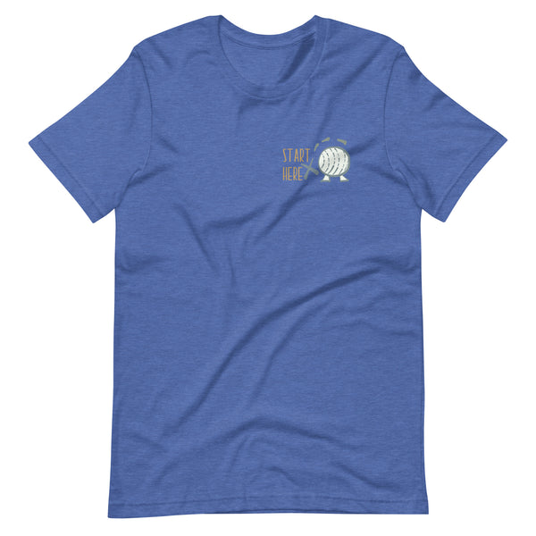 Epcot Snacking Around the World T-Shirt Start Here Epcot Food Disney Shirt 2-Sided Food and Wine Festival T-Shirt
