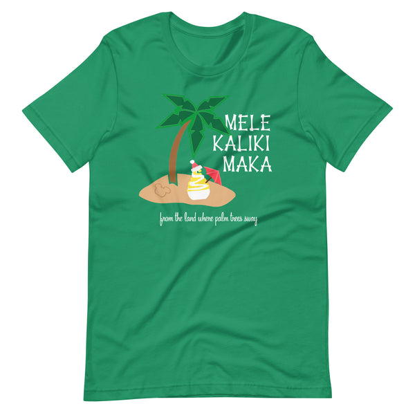 Dole Whip Melekalikimaka Hawaiian Christmas Shirt Short-Sleeve Unisex T-Shirt