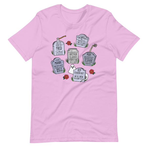Muppets Haunted Mansion Rest in Peace Tombstones Halloween Spooky Unisex t-shirt