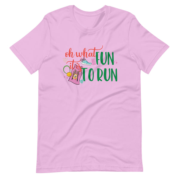 runDisney Oh what fun red and green 12ks of Christmas Virtual Running Disney Unisex t-shirt