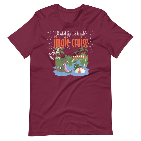 Jingle Cruise Hippo T-Shirt Jungle Cruise Disney Christmas T-Shirt