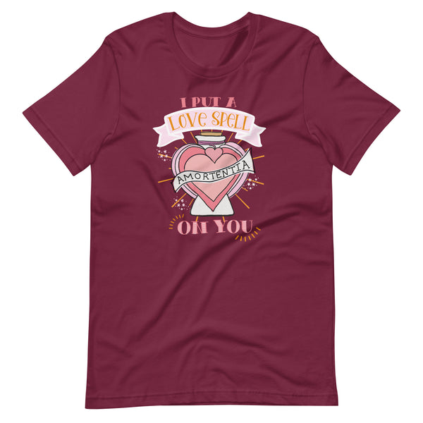 Love Potion Love Spell T-Shirt I Put a Spell on You Valentine's Day T-Shirt
