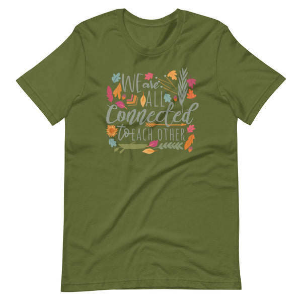 Pocahontas T-Shirt We are All Connected Disney Fall Shirt Disney Colors of the Wind T-Shirt