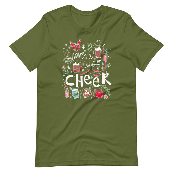 Epcot Christmas T-Shirt Festival of Holidays Shirt Have a Cup of Cheer Disney Christmas T-Shirt