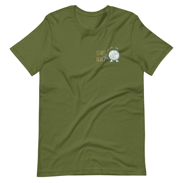 Epcot Snacking Around the World T-Shirt Start Here Epcot Food Disney Shirt 2-Sided Food and Wine Festival T-Shirt