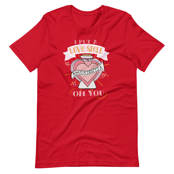 Love Potion Love Spell T-Shirt I Put a Spell on You Valentine's Day T-Shirt