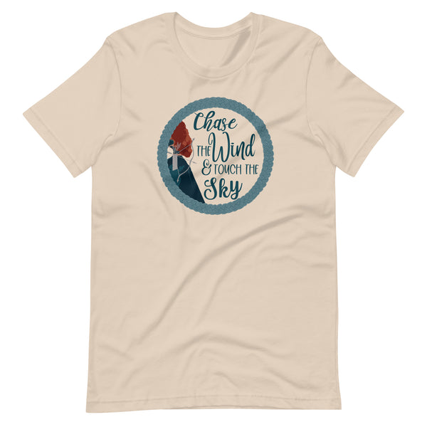 Brave Merida T-shirt Disney Princess Merida,Chase the Wind and Touch the Sky T-Shirt