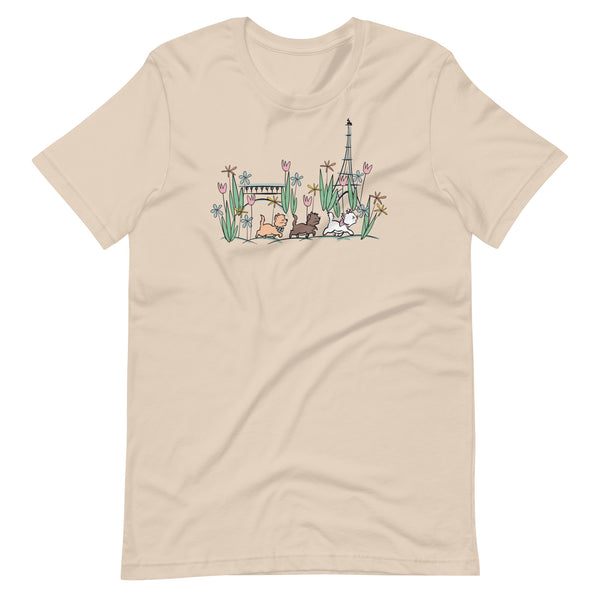 The Aristocats T-Shirt Paris in the Springtime Disney Shirt Flower and Garden Epcot France T-Shirt